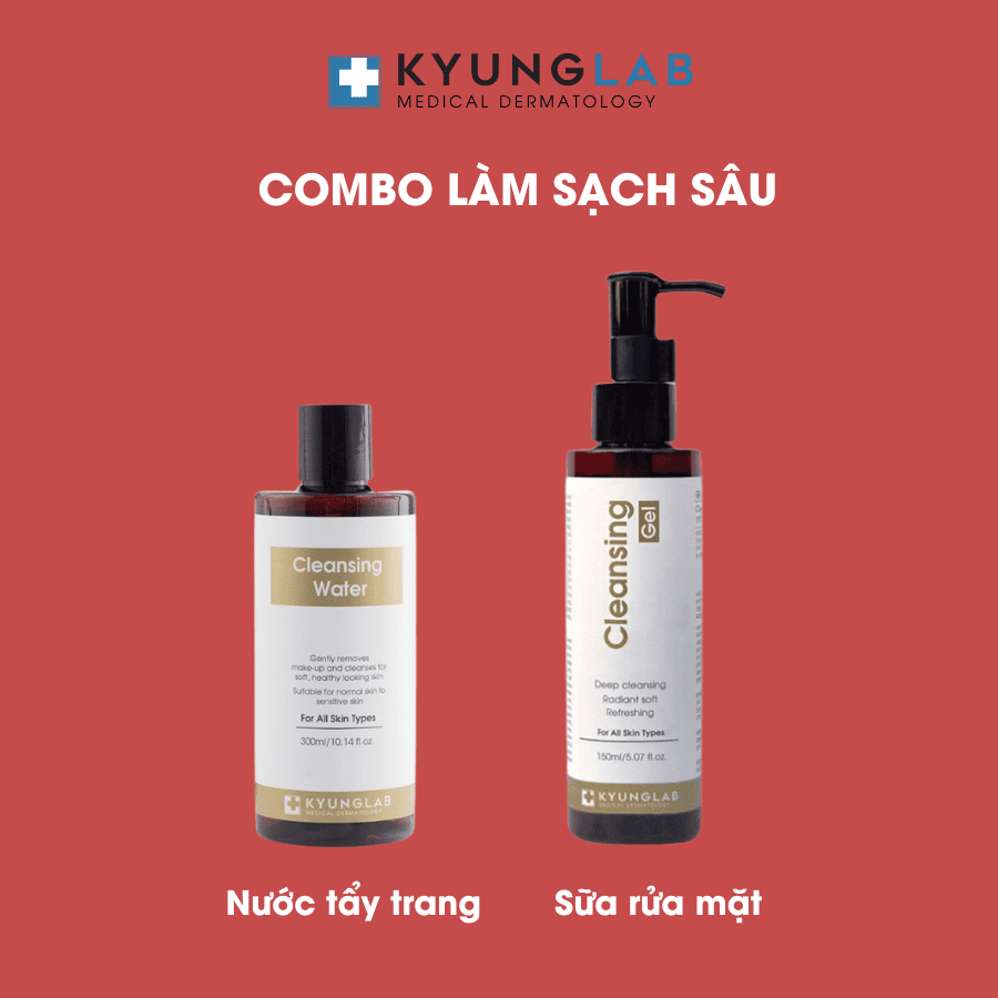 Combo Làm Sạch Sâu Kyunglab - Nhập Khẩu Chính Ngạch Có Tem Phụ Tiếng Việt Có VAT, Có Tem Chống Hàng Giả