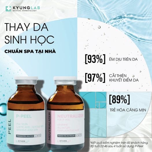 Bộ Đôi Peel Da Sinh Học Kyung Lab (2 lọ x 30ml) - Nhập Khẩu Chính Ngạch Có Tem Phụ Tiếng Việt Có VAT, Có Tem Chống Hàng Giả - Mẫu Mới 2024