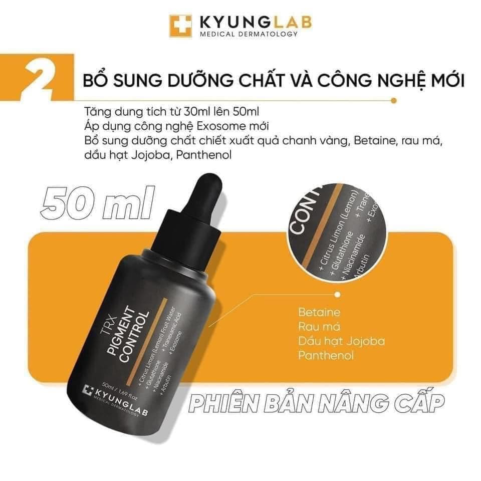 Serum Nám TRX KyungLab Pigment Control (50ml) - Nhập Khẩu Chính Ngạch Có Tem Phụ Tiếng Việt Có VAT, Có Tem Chống Hàng Giả - Mẫu Mới 2024