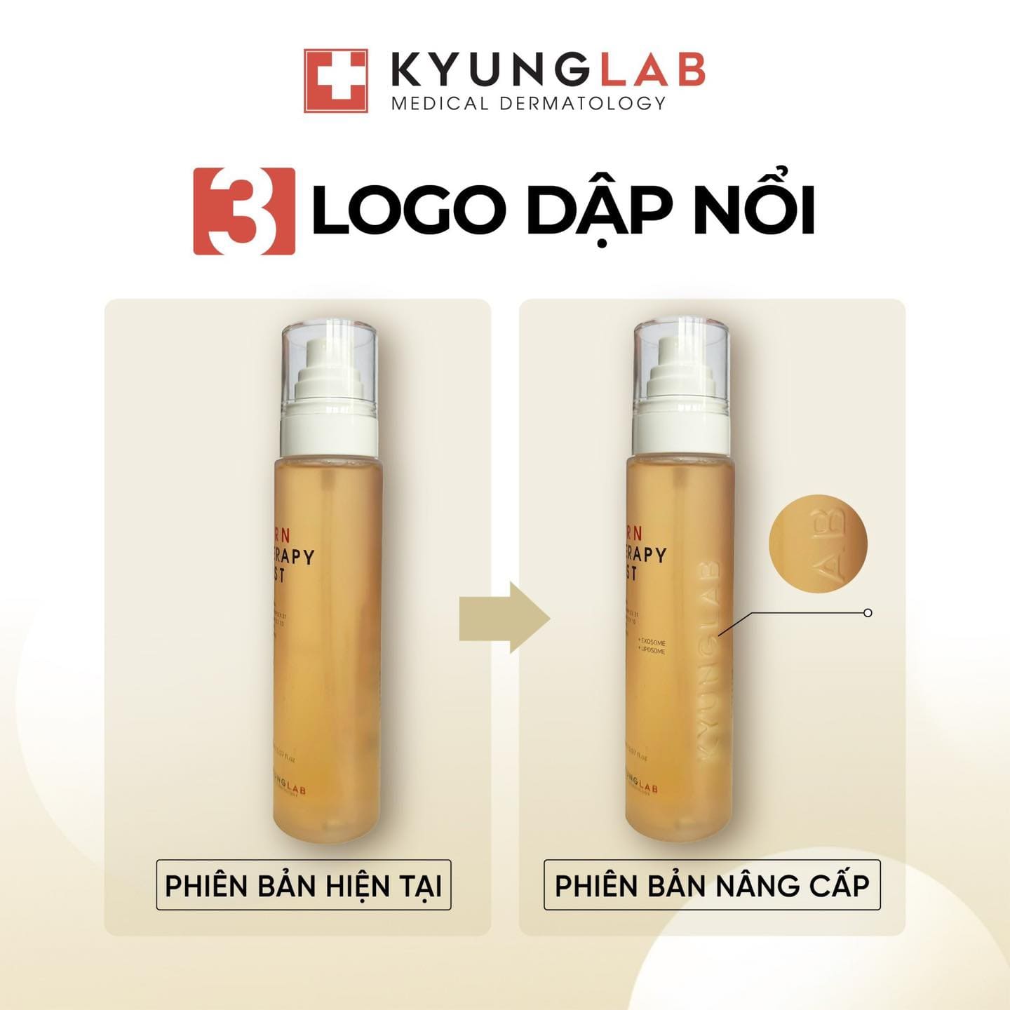 THAY ĐỔI NÂNG CẤP SẢN PHẨM XỊT DƯỠNG TẾ BÀO GỐC KYUNGLAB PDRN THERAPY MIST